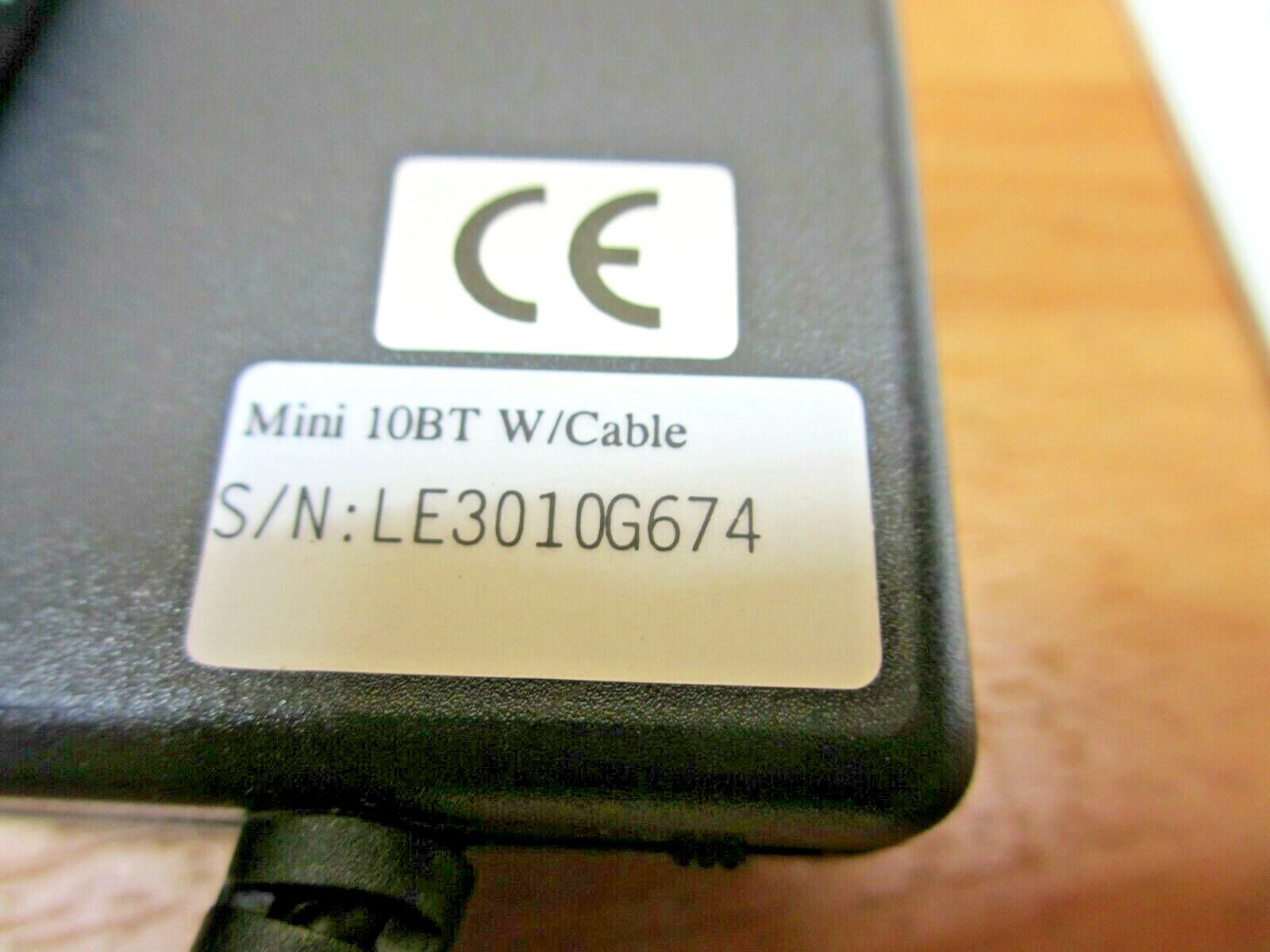 Black Box LE3010A *NEW* 10 Base-T Transceiver Mini 10BT w/ Cable
