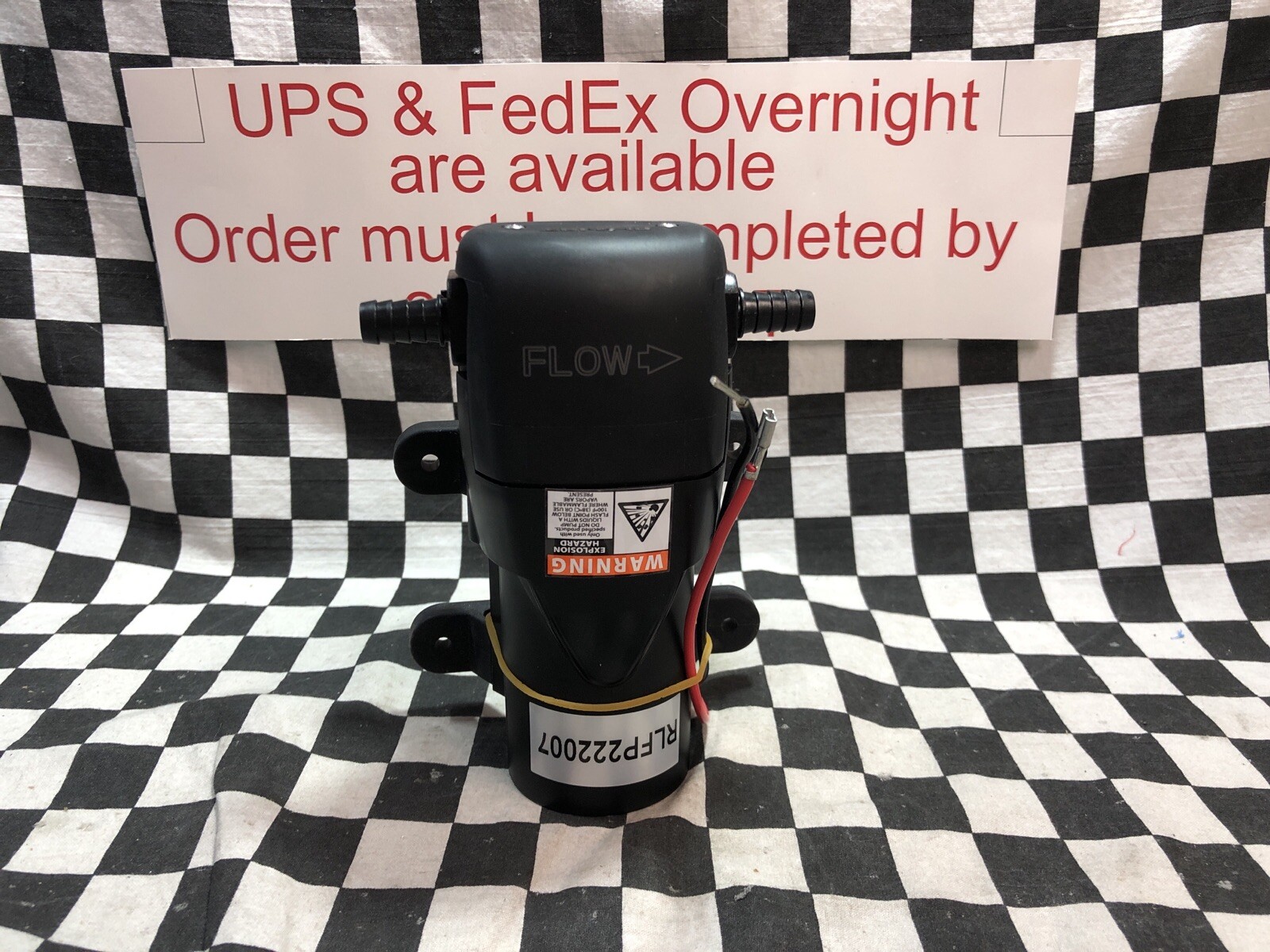 FLOJET PARTICULATE & PULP CAPABLE PUMP .8 GPM, 12V, SHIPSAMEDAY, LFP122007