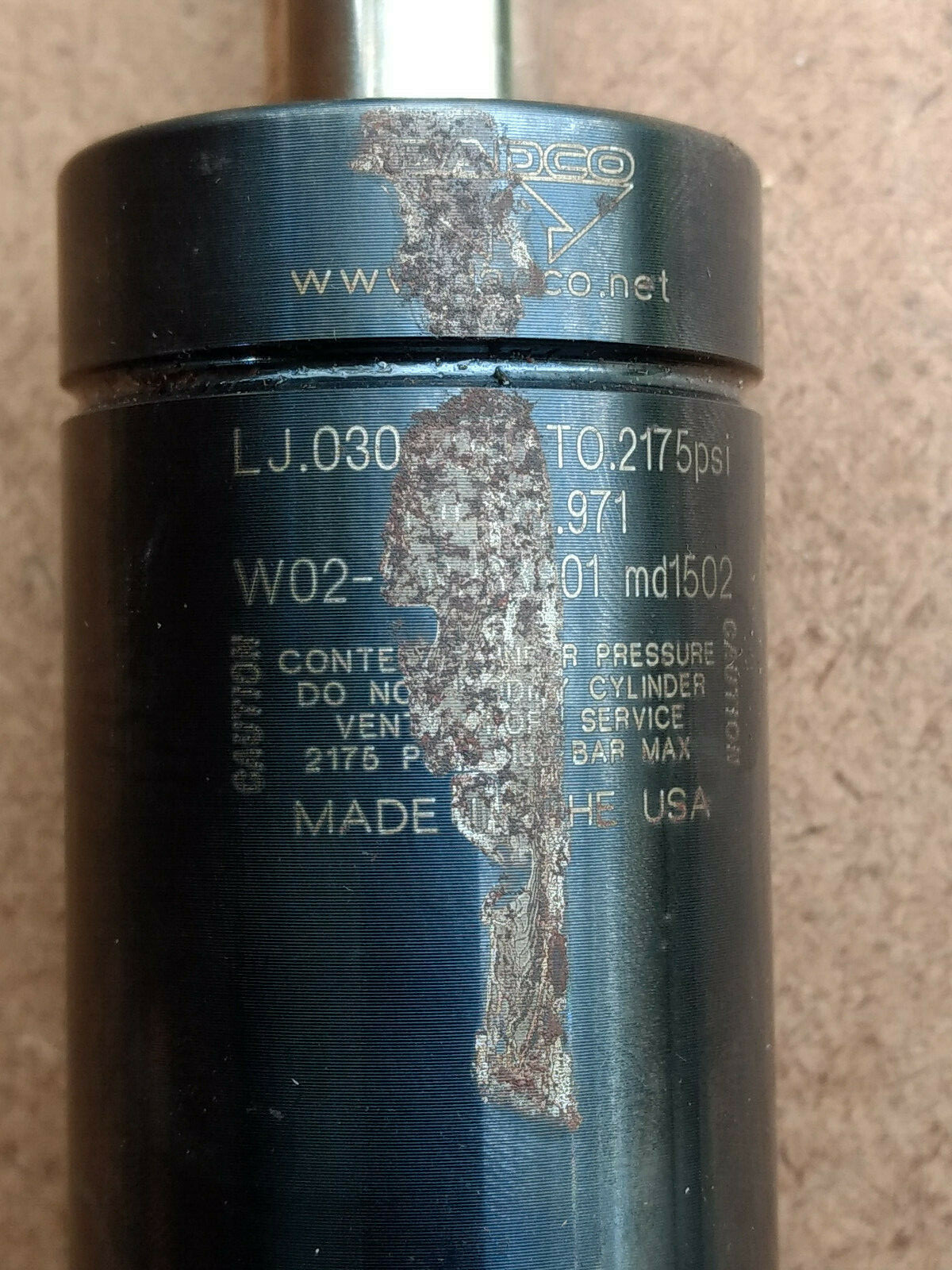 dadco nitrgogen gas spring lj.030 to .217 kit rk.973 w02- md1502
