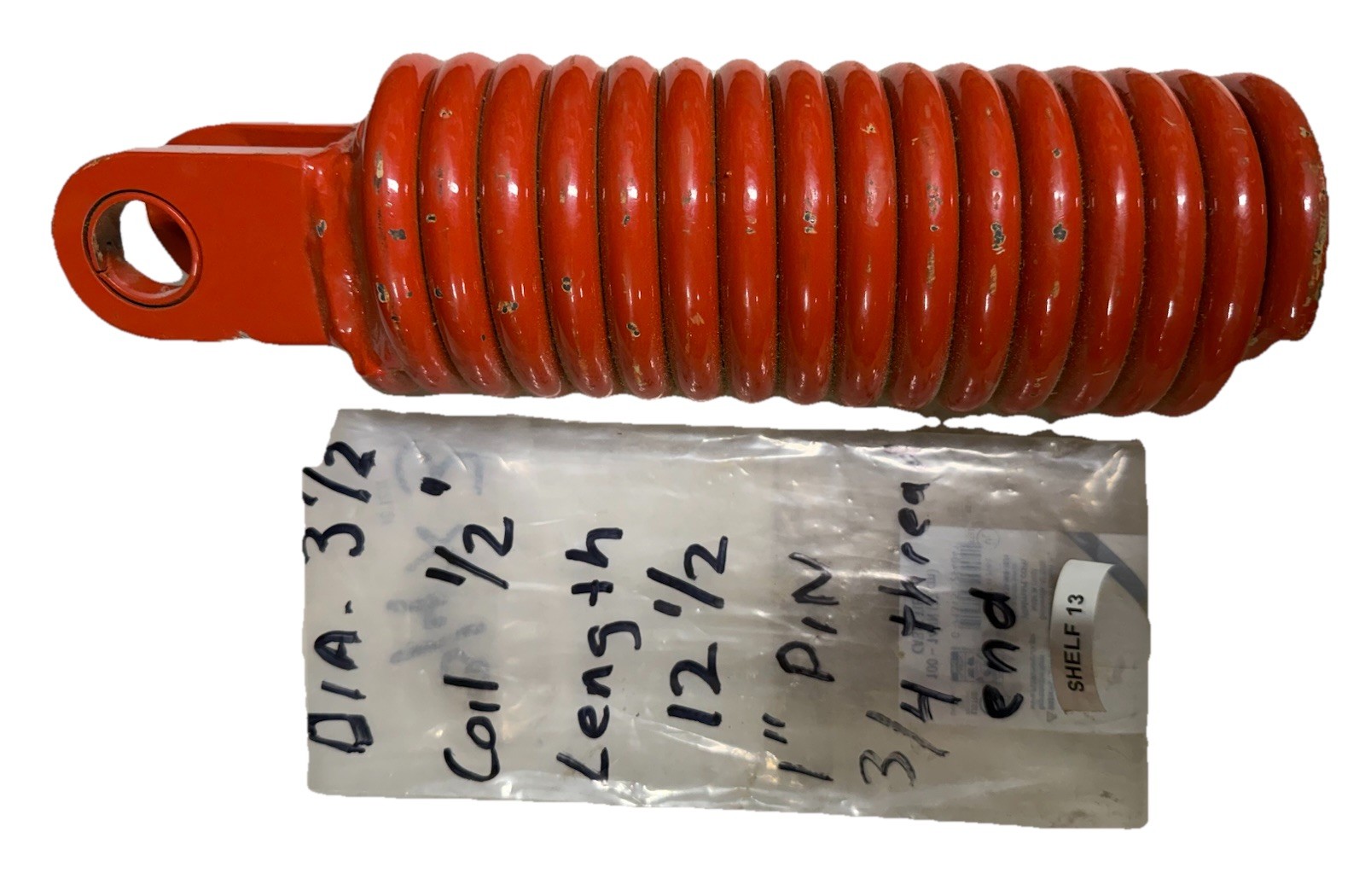 3 1/2” OD x 12 1/2” Length Spring, See Description