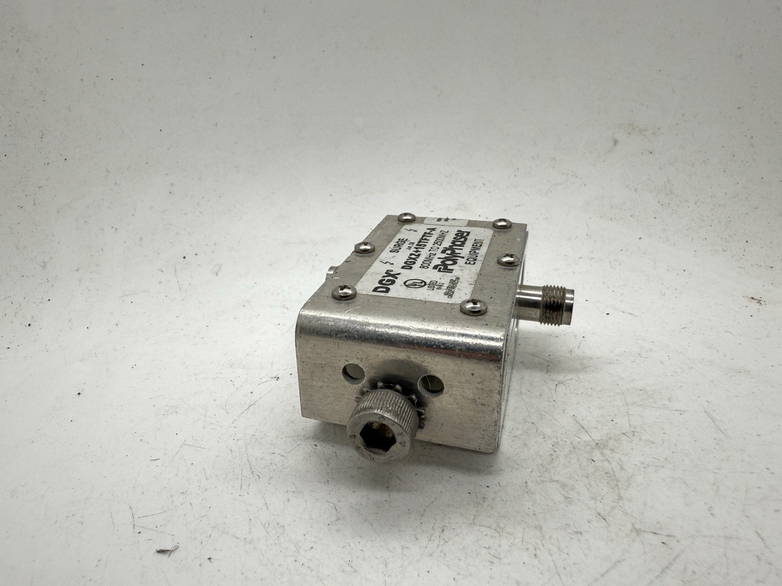 PolyPhaser DGXZ+15TTF-A RF Surge Protector 800-2500MHz N-Female Lightning Arrest