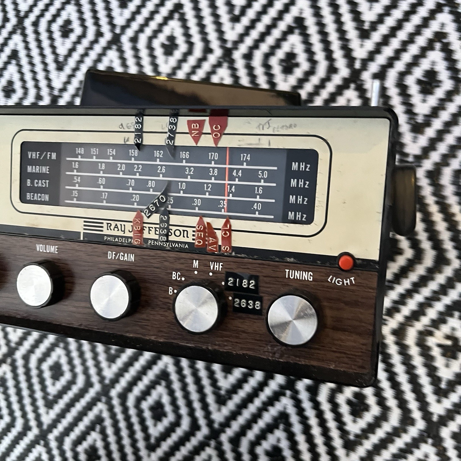 Ray Jefferson Radio Direction Finder RDF Model 6140 Nice Shape UNTESTED