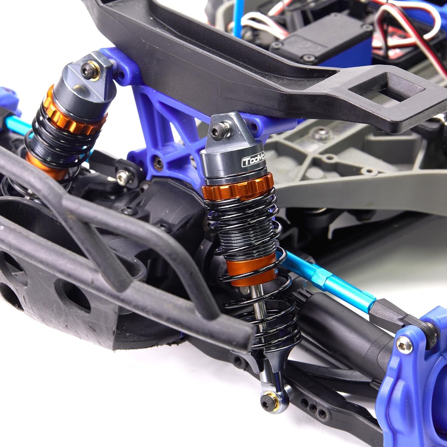 Large caliber shock absorbers suitable for 1/10 RC Stampede Hoss Bandit