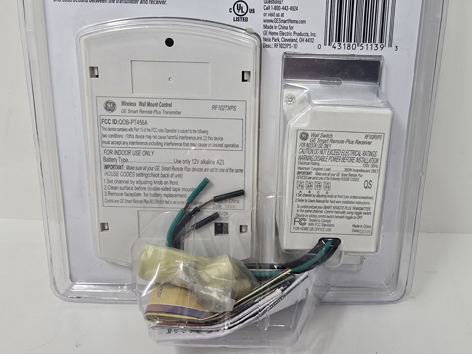 General Electric GE RF102TXPS (RF1023PS1) Additional Wall Switch Kit – NEW