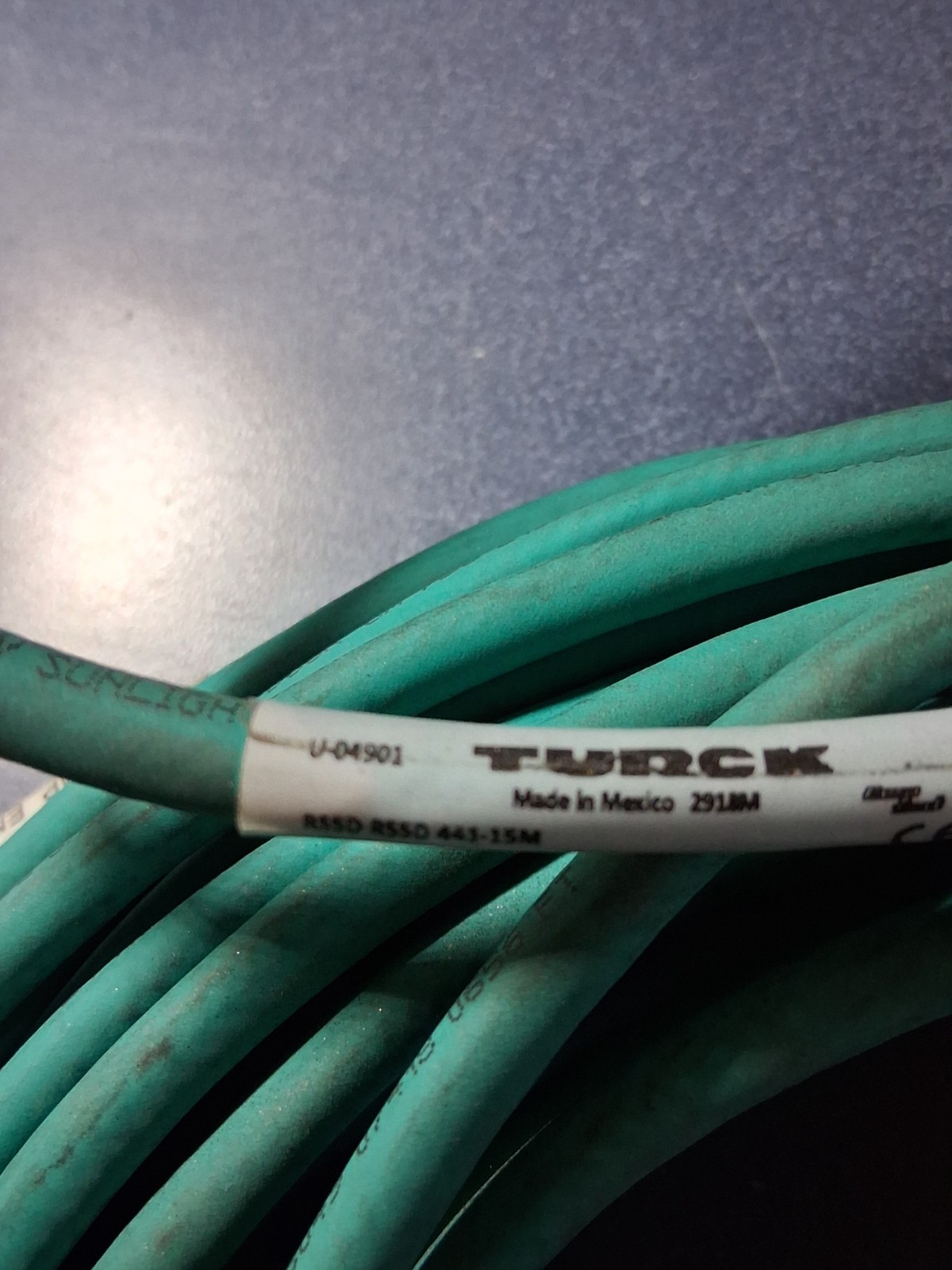 TURCK RSSD RSSD 441-15M CORDSET DOUBLE ENDED 4 PIN MALE STRAIGHT U-04901