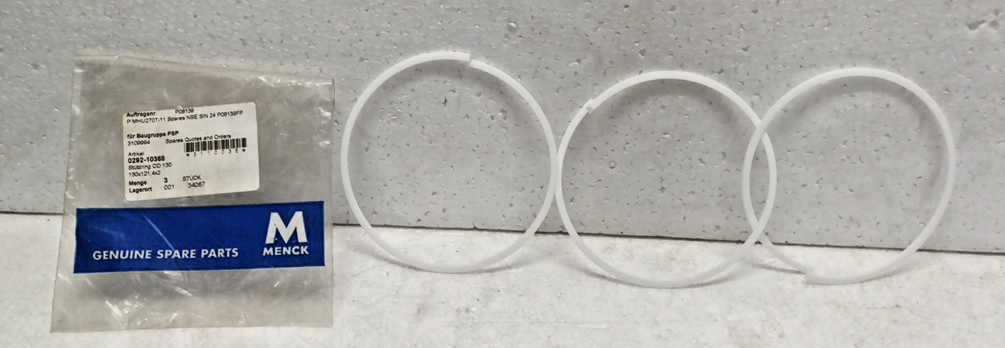 MENCK 0292-10368 Support Ring OD 130 (Set of 3) Genuine Spare Part