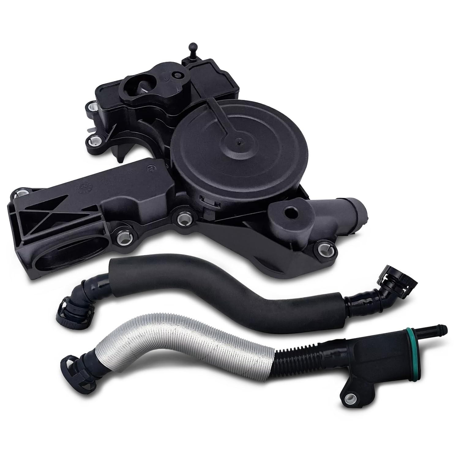 Pcv Crankcase Vent Valve Breather Hose Kit – Compatible with Audi Vw 2.0l Tur…