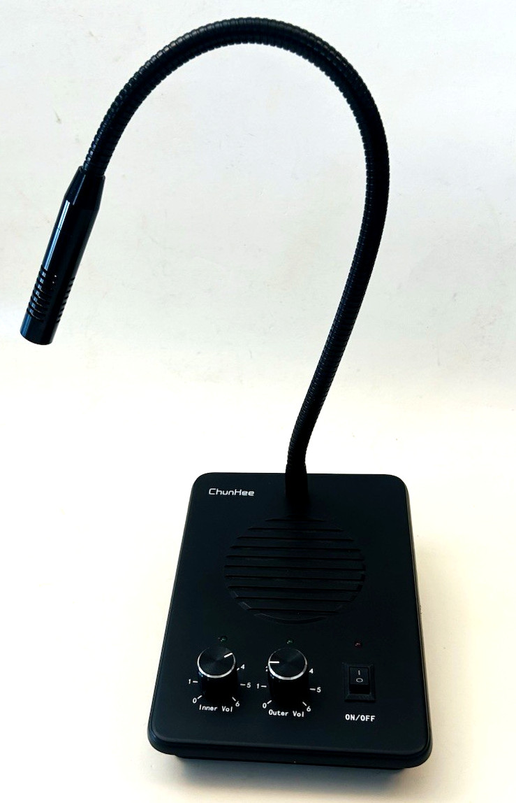ChunHee Intercom Dual-Way Anti-Interference Microphone w/ Charger