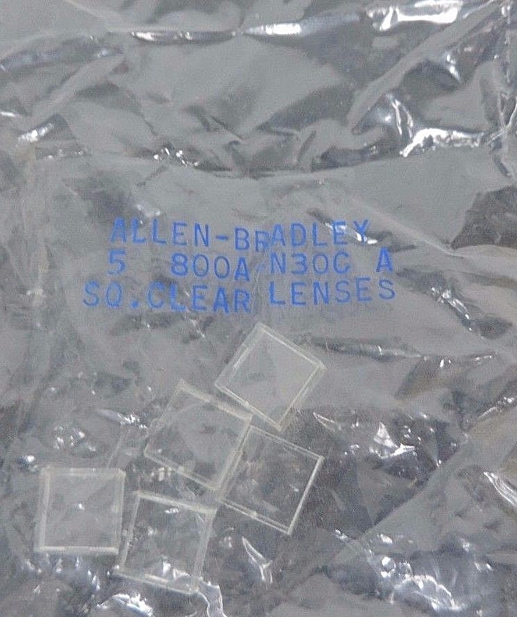 NIB ALLEN BRADLEY 800A-M2FC24 INDICATOR 800AM2FC24, SER. B, .110’X.020” 5-PCS