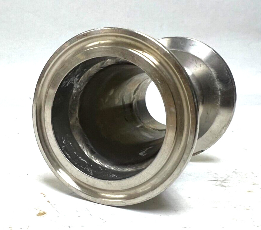 CLAMP CONCENTRIC REDUCER 1″ TO 1-1/2″ STAINLESS STEEL OAL 2-3/8″