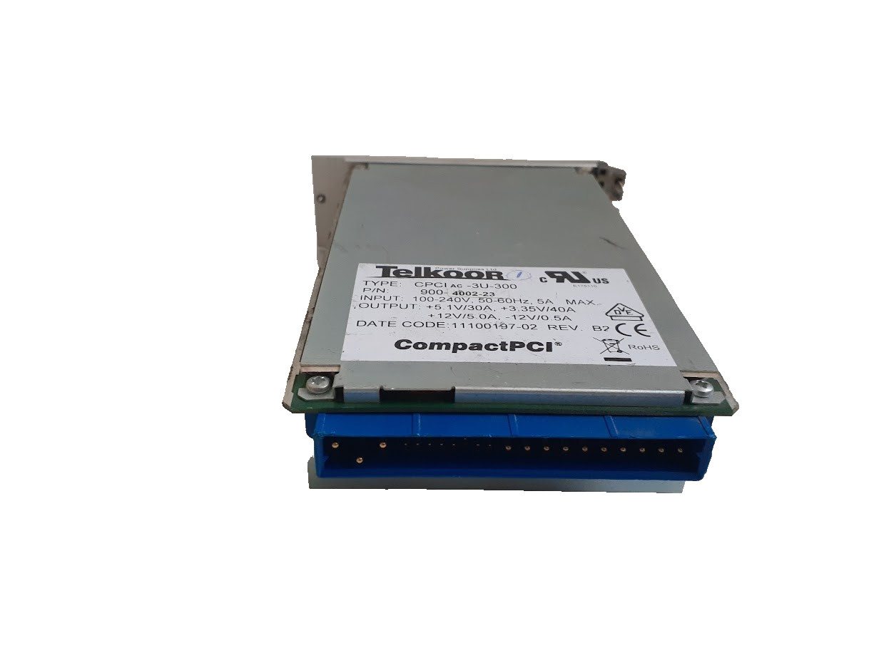 Telkoor CPCI AC-3U-300W P/N 900-4002-23 CPCIac-3U-300W Power Supply REV.B2
