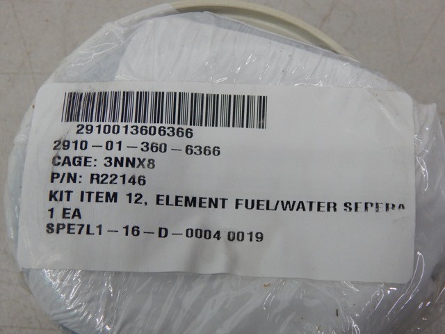 Parker Racor R45P, 2910013606366, MRAP Fuel Filter/Water Separator