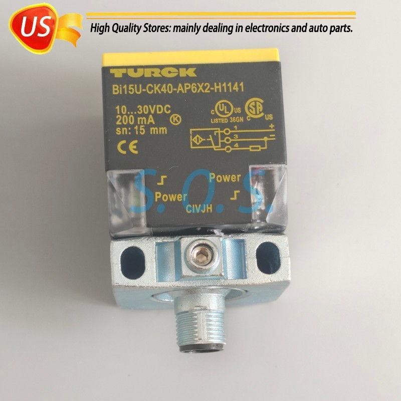New Proximity Sensor Switch For Turck Bi15U-CK40-AP6X2-H1141 10-30VDC 200mA 15mm