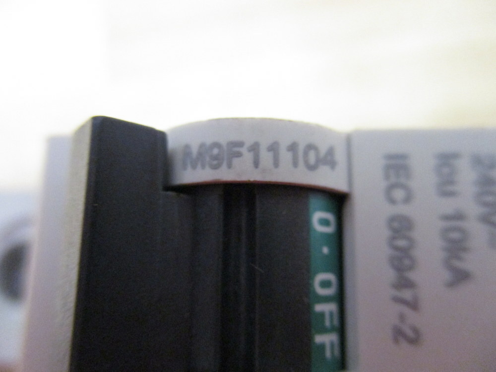 Schneider Electric C60N C 4A 4 AMP Mini Circuit Breaker M9F1104