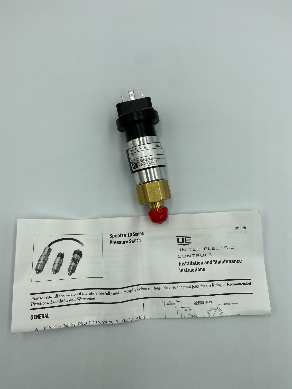 United Electric Controls – Pressure Switch – 10-F14 – Genuine-New