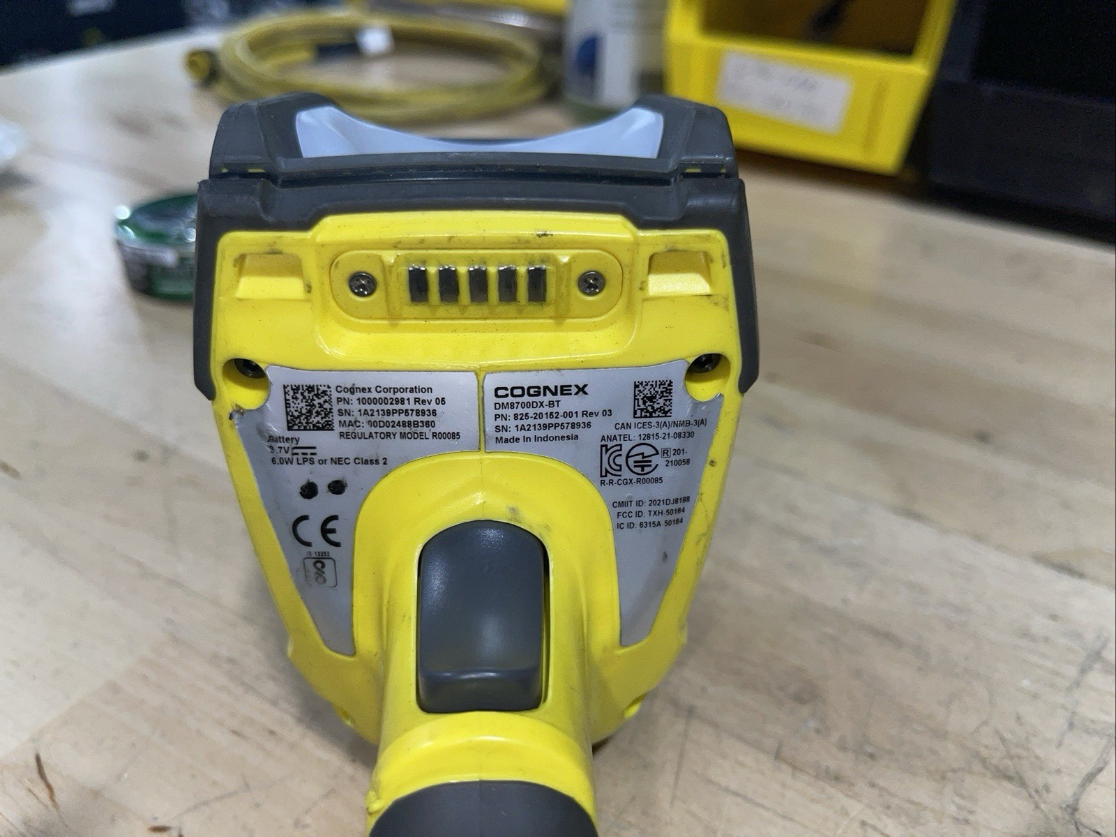 COGNEX DM8600 BARCODE SCANNER 825-0564-1R E 821-0012-1R H