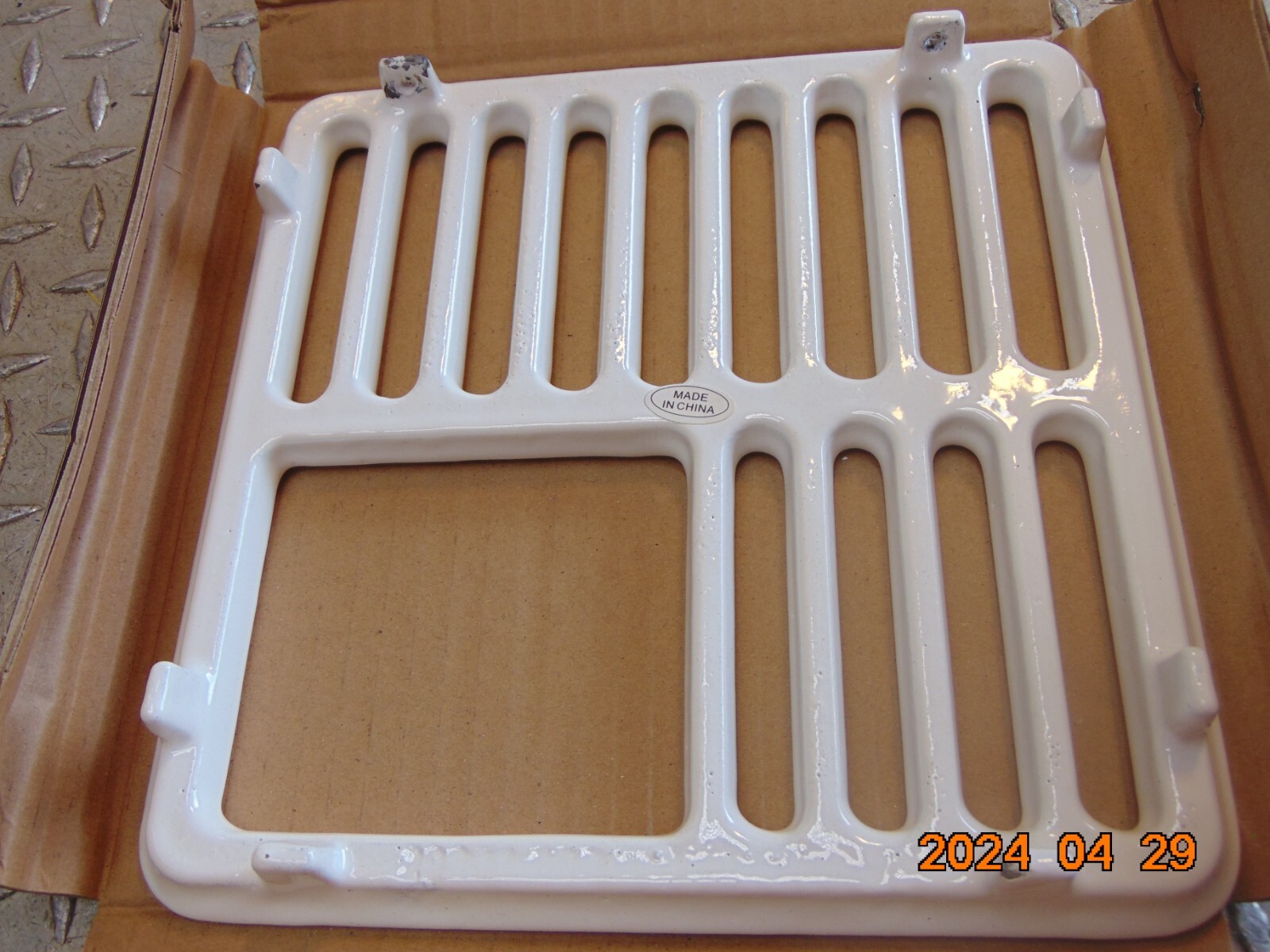 ZURN P1900-3-GRATE CAST IRON DROP IN FLOOR DRAIN GRATE 8-7/8