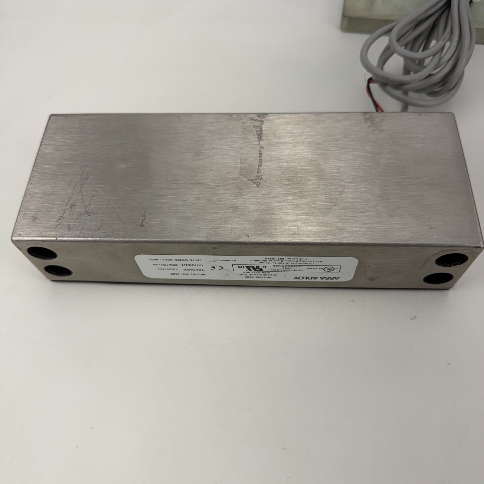 Securitron M62 Magnalock ASSA ABLOY 1200lb Magnetic Door Security Lock 12/24VDC