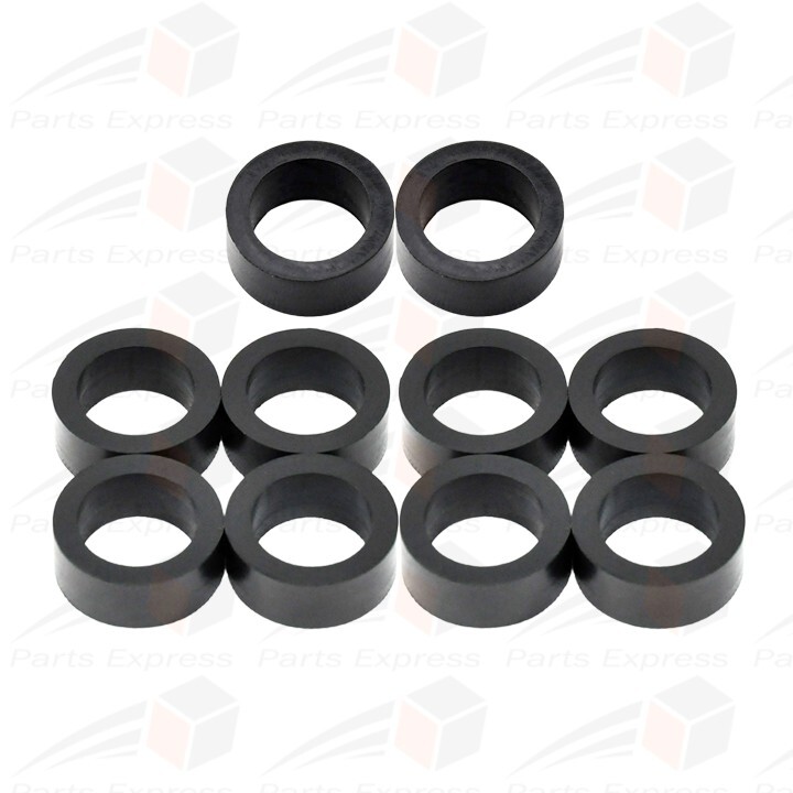 Steamer Rubber Washer Gaskets Boiler Gauge Sight Glass Seals 5/8″OD-Glass 10 pcs