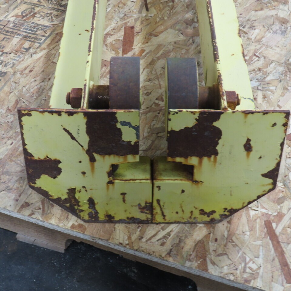 48″ L Steel Push/Pul Bridge Crane End Truck For 4-1/2″ I-Beam