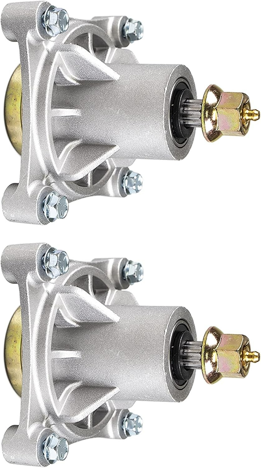 2-PACK Complete Spindle 42″ & 46″ For Poulan Pro: PP42, PP46, 461ZX, PPX46