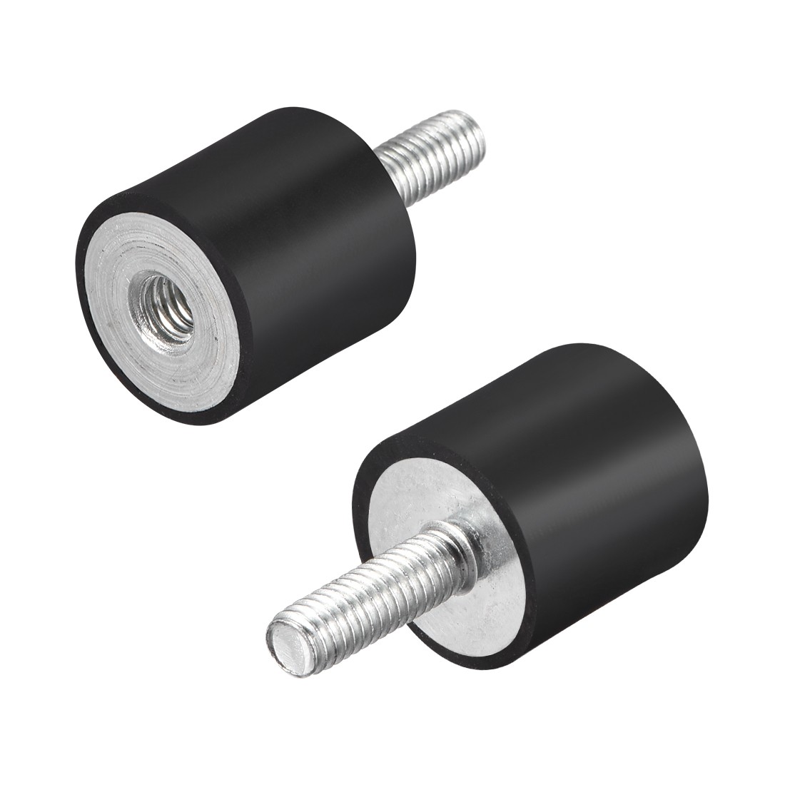 M6 Rubber Anti Vibration Isolators Mounts Shock Absorber D20mm x H20mm 2pcs