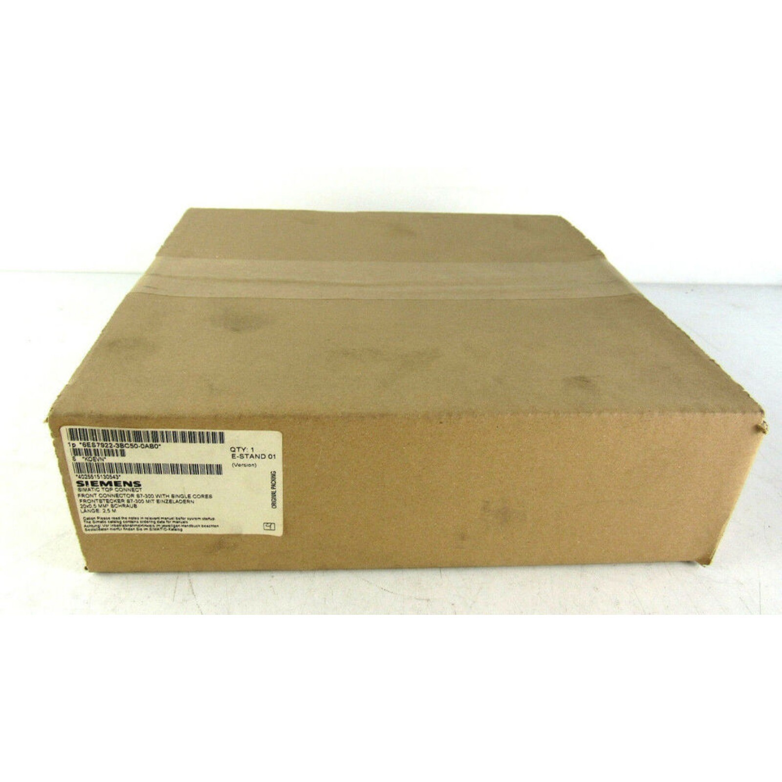 New Siemens 6ES7 922-3BC50-0AB0 6ES7922-3BC50-0AB0 Front connector for S7-300