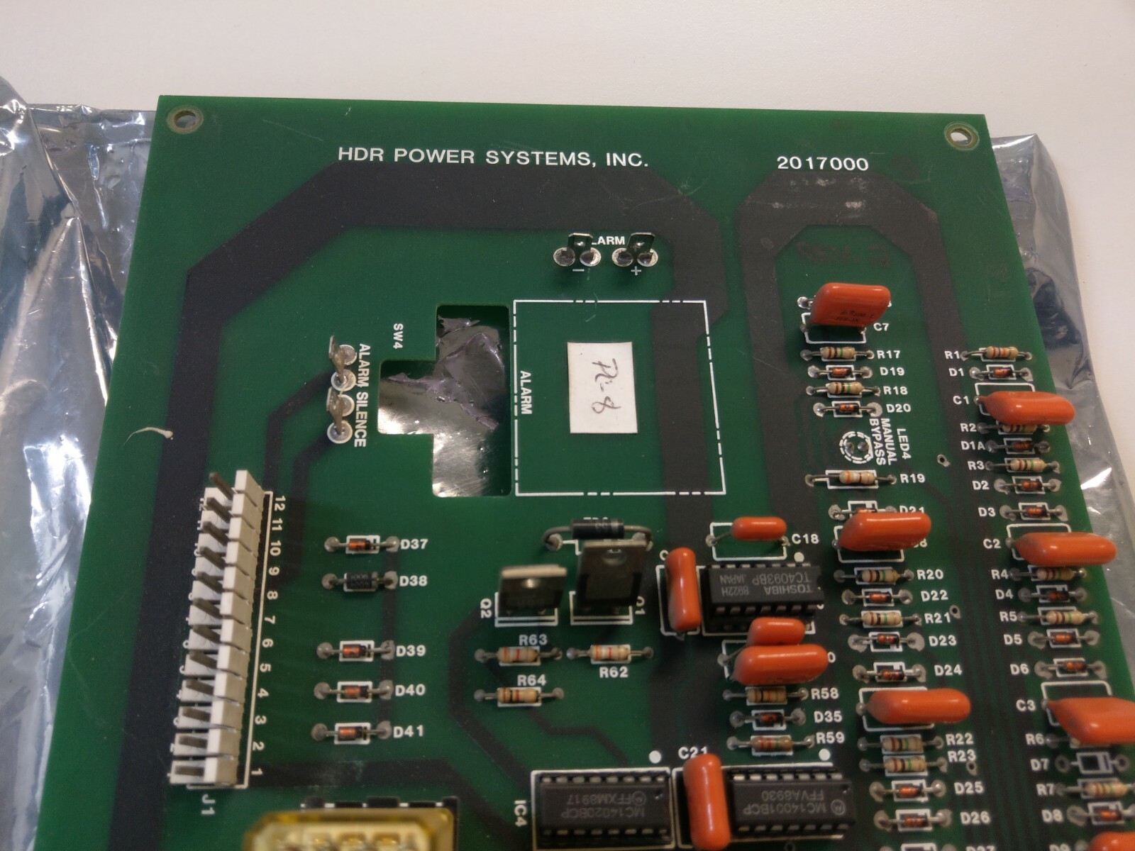 GUARANTEED GOOD USED! HDR POWER SYSTEMS RELAY BOARD 2017000