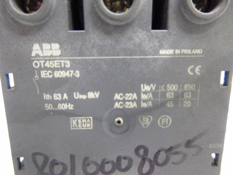 ABB OT45ET3 690V 63A NSNP