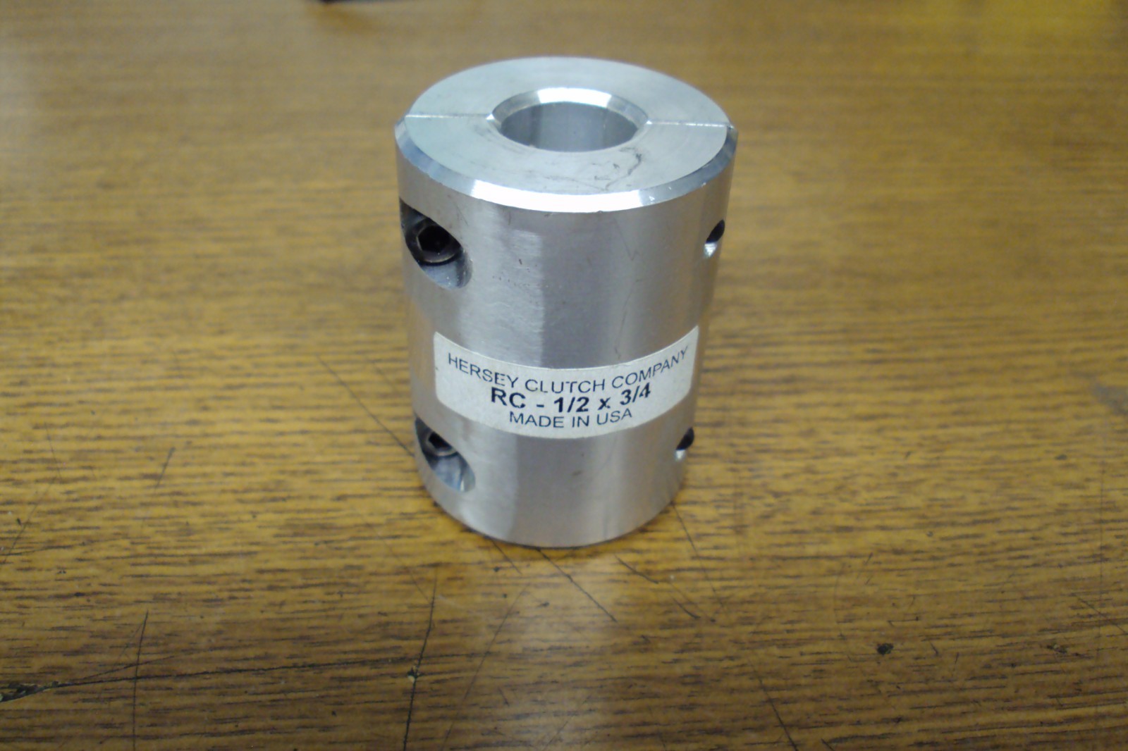 NEW HERSEY CLUTCH COMPANY RC-1/2 x 3/4 RIGID SHAFT COUPLING USA B367