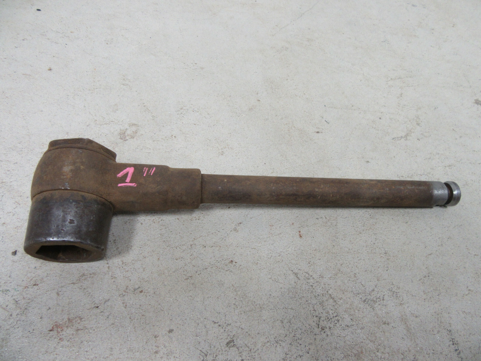 1″ and 1-1/4″ Hex Ratchet Head Pipe Valve Flange Mueller Reed Thru Bolt Wrench