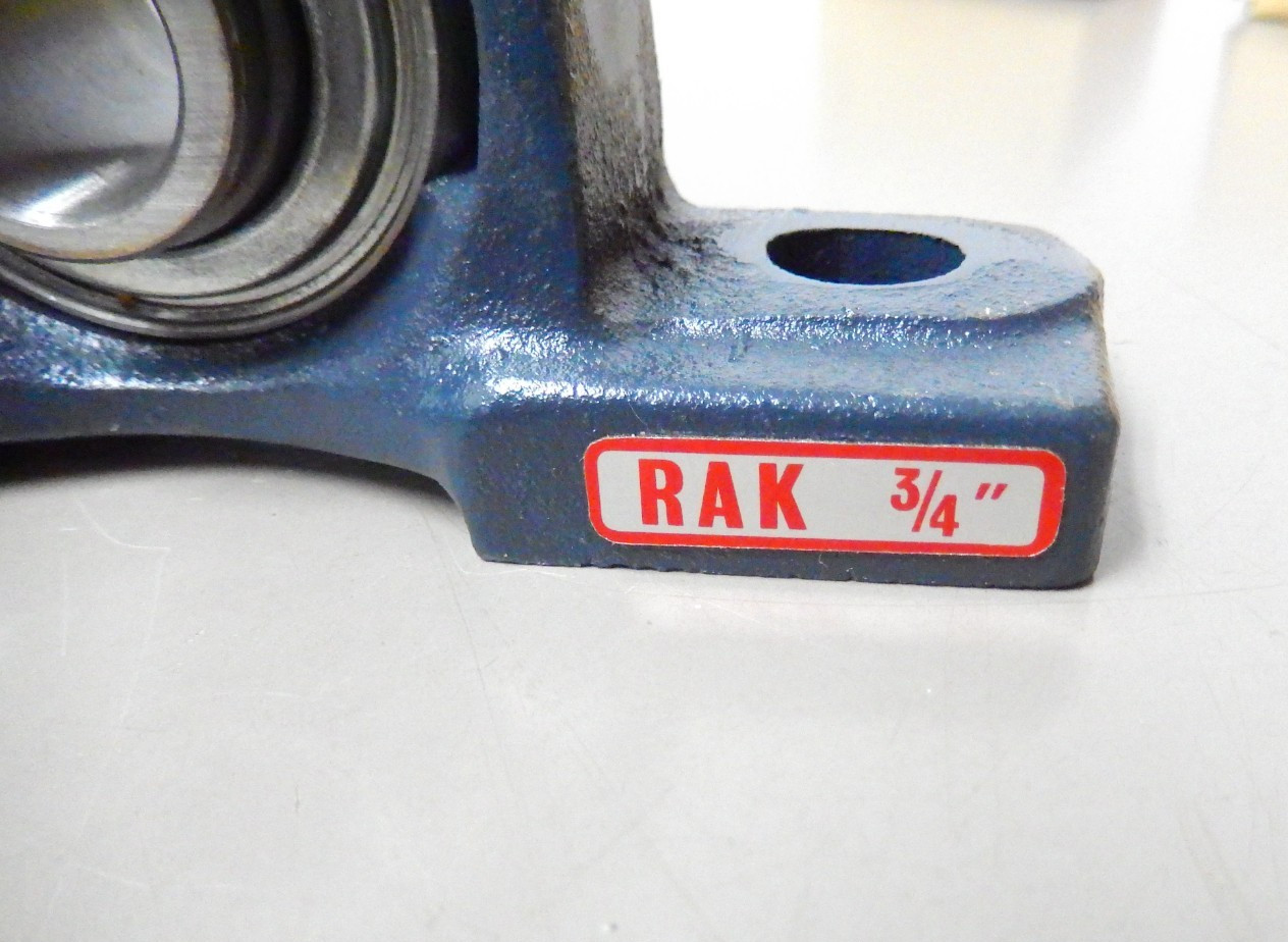 MJM RAK 3/4 Pillow Block Bearing 2 Bolt With Locking Collar
