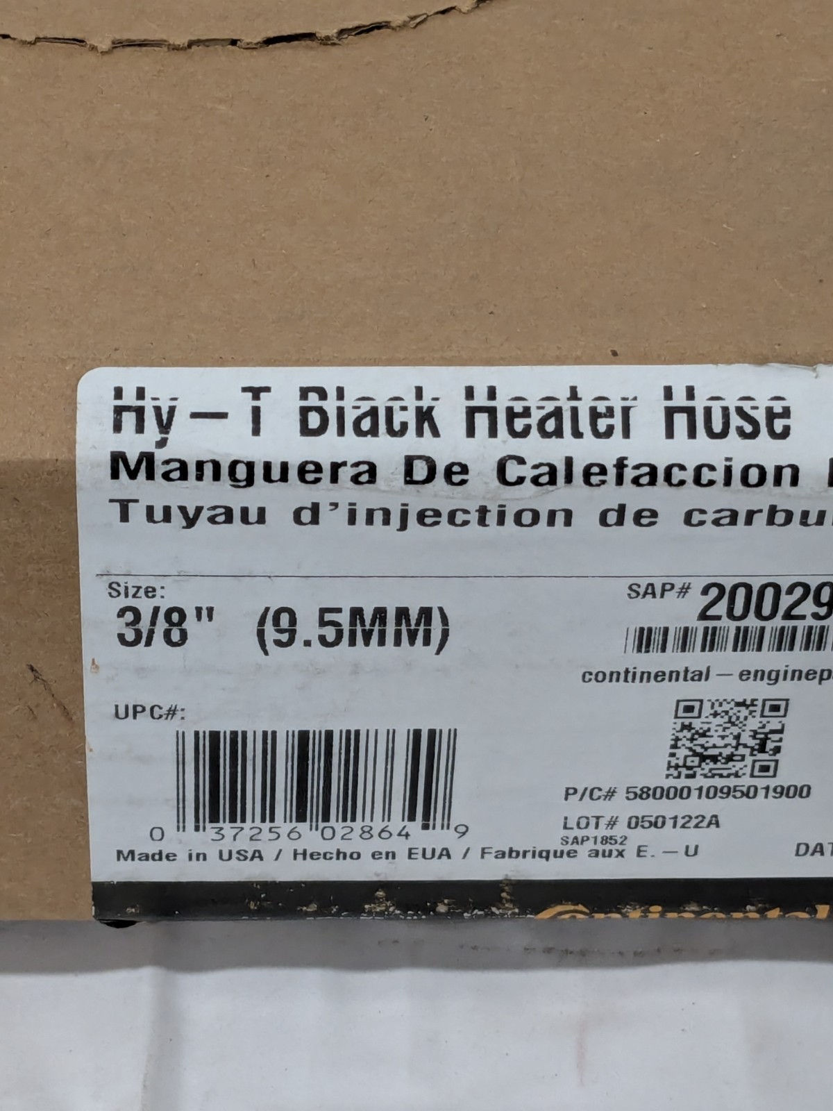 Continental ContiTech 50 Ft. Long x 3/8″ Dia, Automotive Heater Hose 20029117