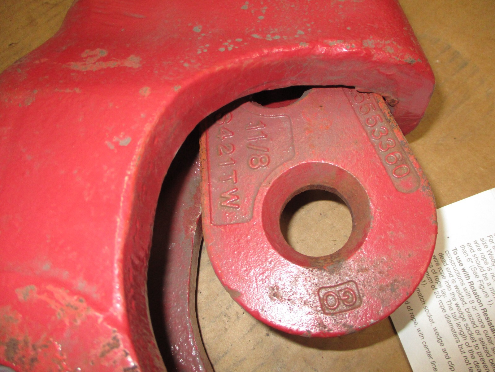 Crosby S-421T/US-422T Terminator Wedge Socket A7671AES