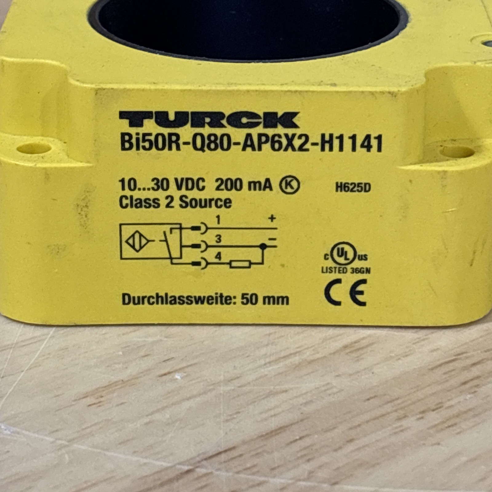 TURCK BI50R-Q80-AP6X2-H1141 / BI50RQ80AP6X2H1141 USED