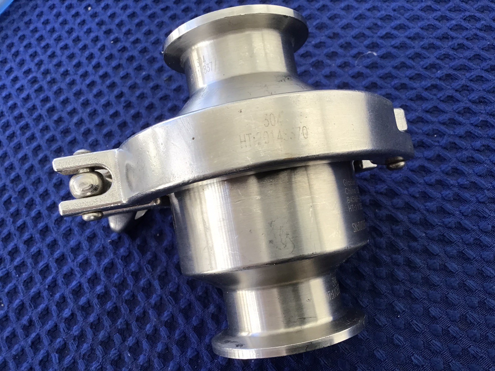 Glacier Tanks G45-MP-G150 1.5 Inch Tri Clamp Check Valve SS104 Stainless