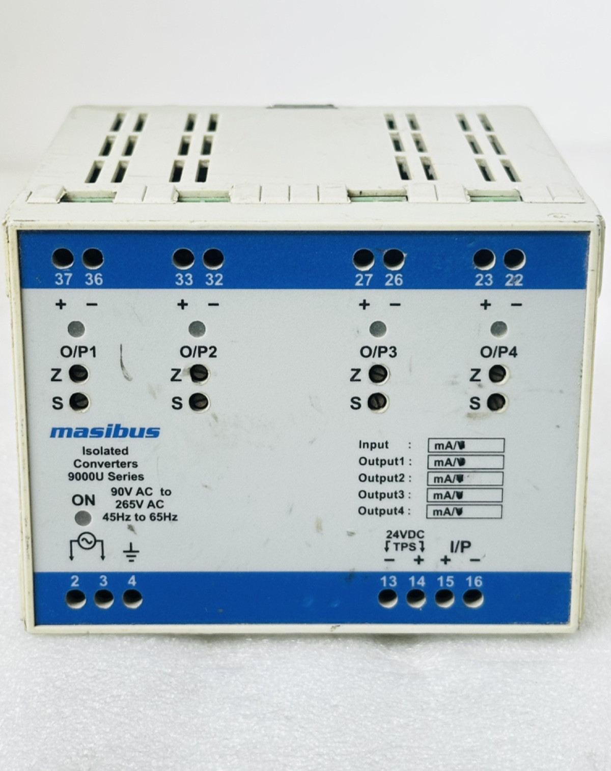 MASIBUS 9000U-S-C-U1-4-1 Series 9000U Isolated Converter 90V AC-265V AC 4-20mA
