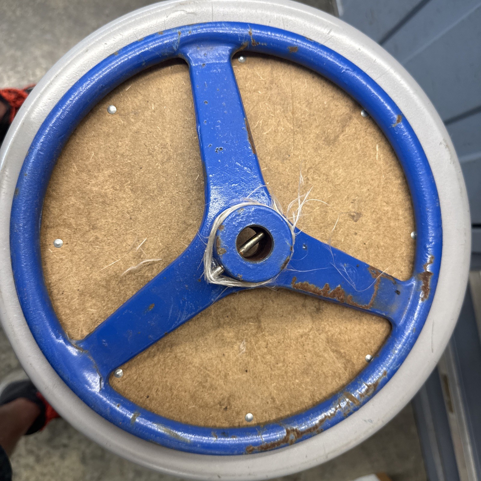 Steel 12” Valve Handwheel w/ 3/4” Center Hole & Roll Pin, Hand Wheel