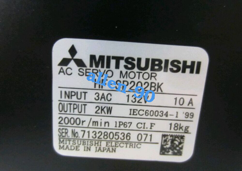 NEW Mitsubishi AC servo motor HF-SP202BK Fast shipping#DHL or FedEx