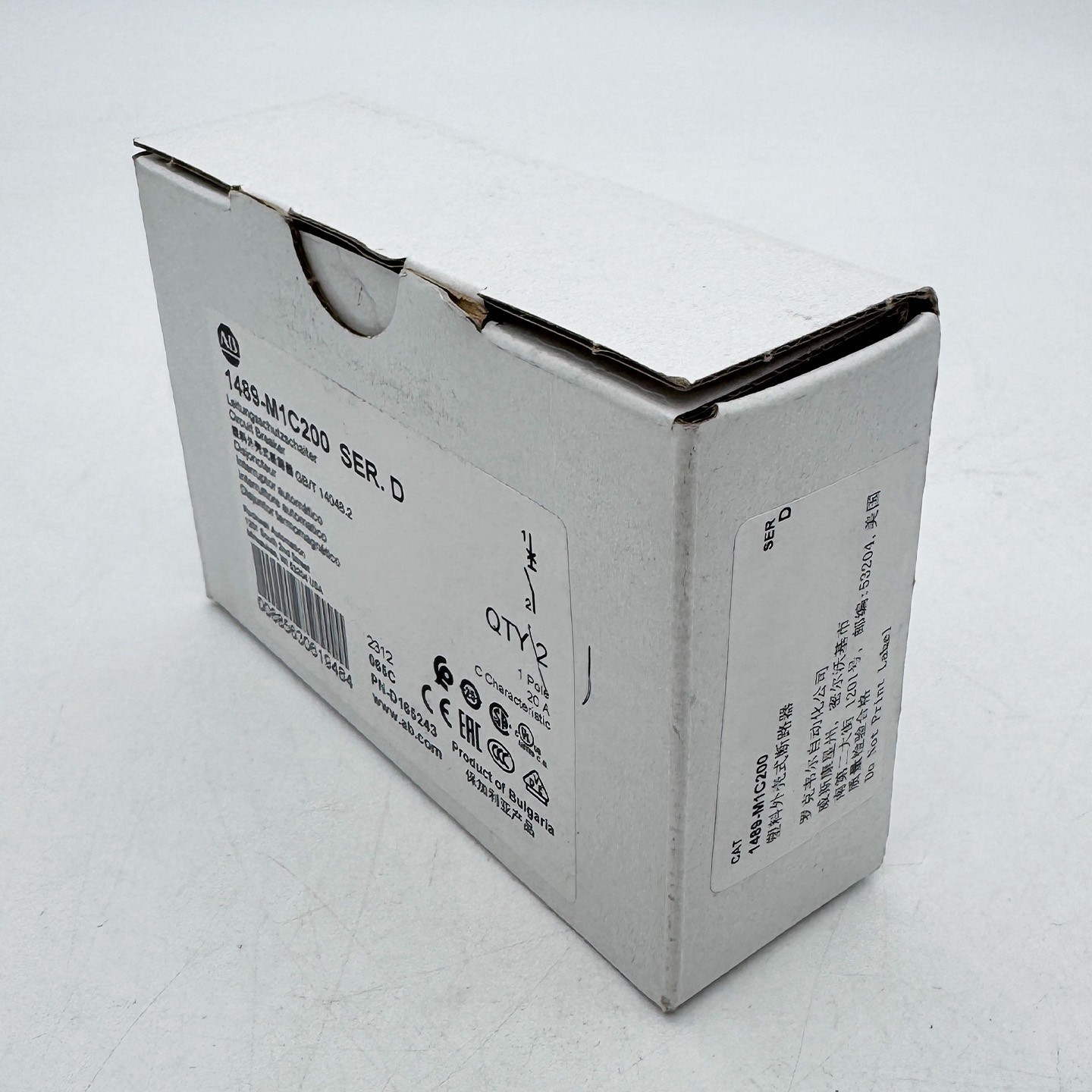 1489-M1C200 UL489 20 A Miniature Circuit Breaker New Original 1489M1C200