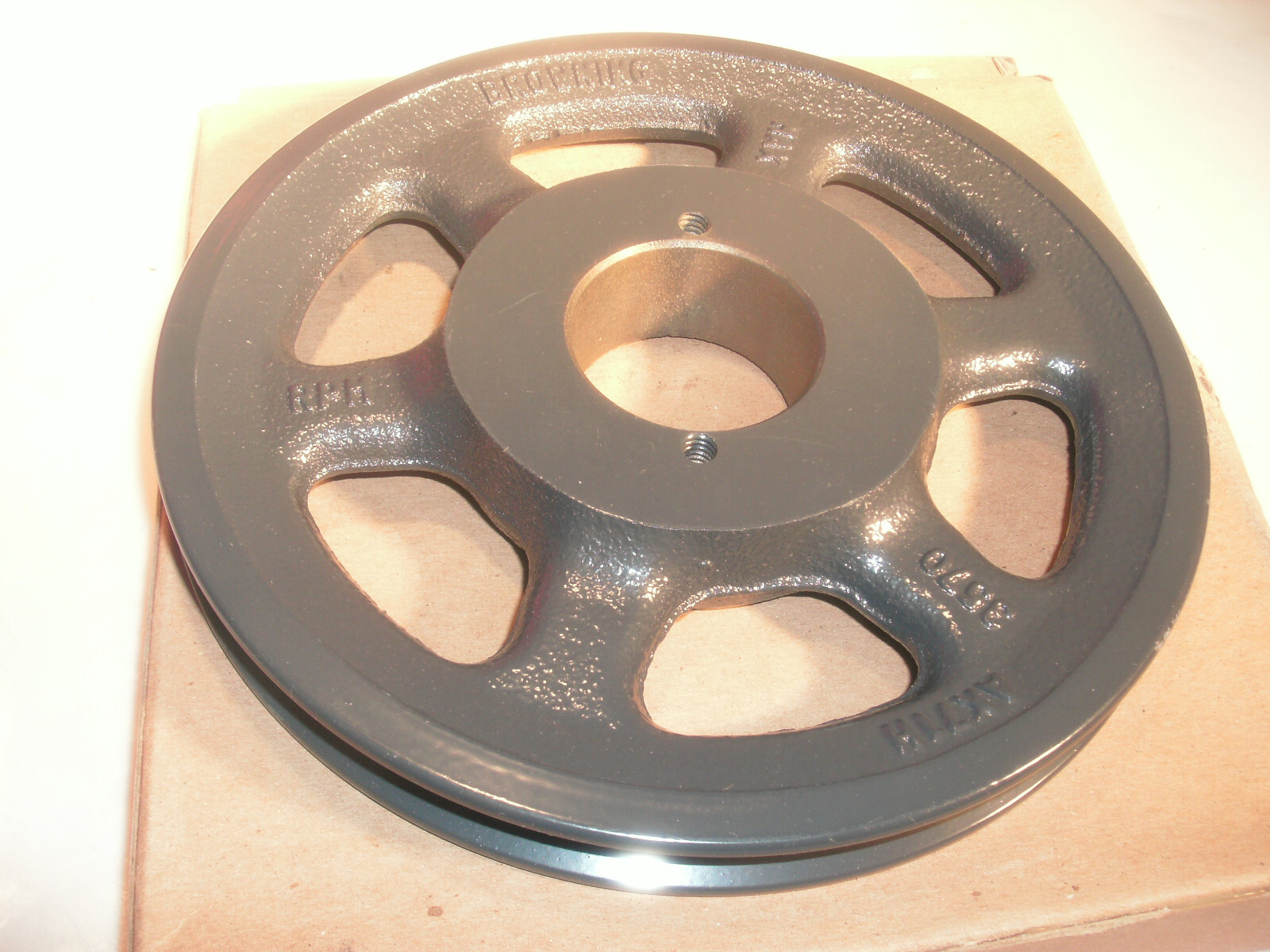 BROWNING AK71H SINGLE GROOVE PULLEY SHEAVE FOR A, 4L BELT 6.95″ OD 183106P1S