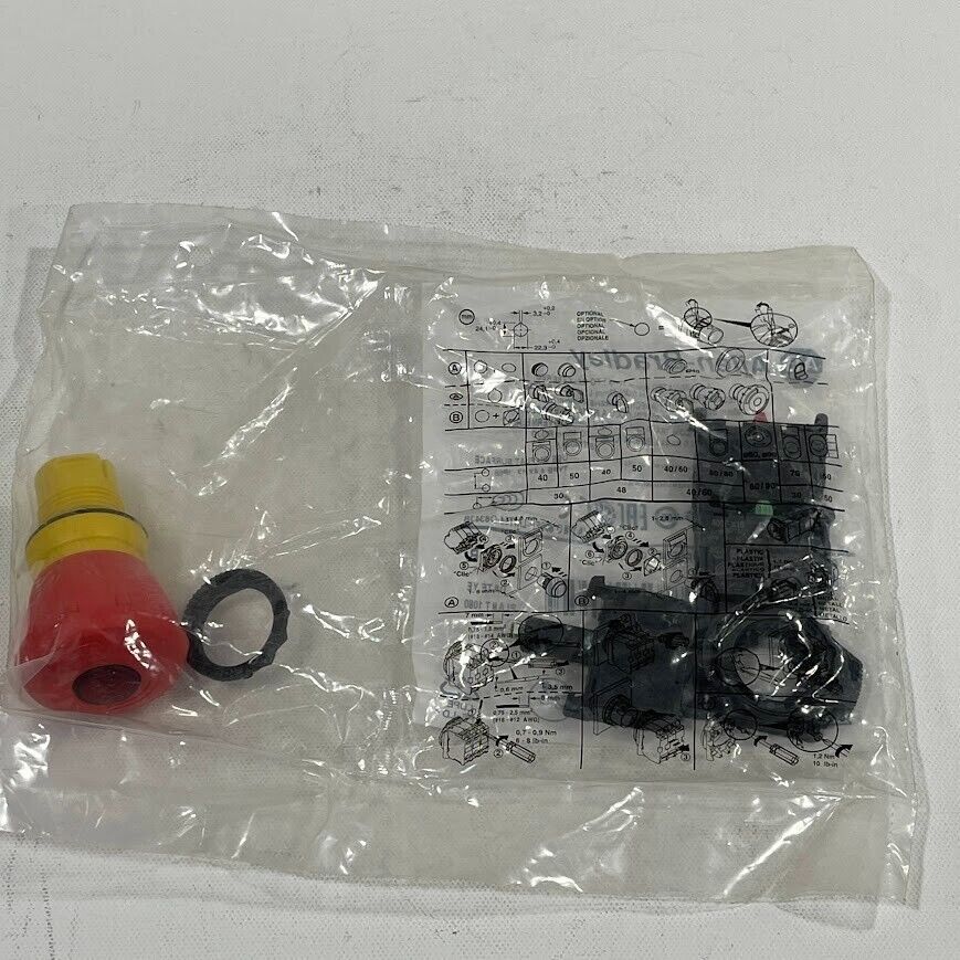 Allen Bradley 800FP-LMT44PN3RX11 22mm Push Button Twist Release E-Stop Red LED
