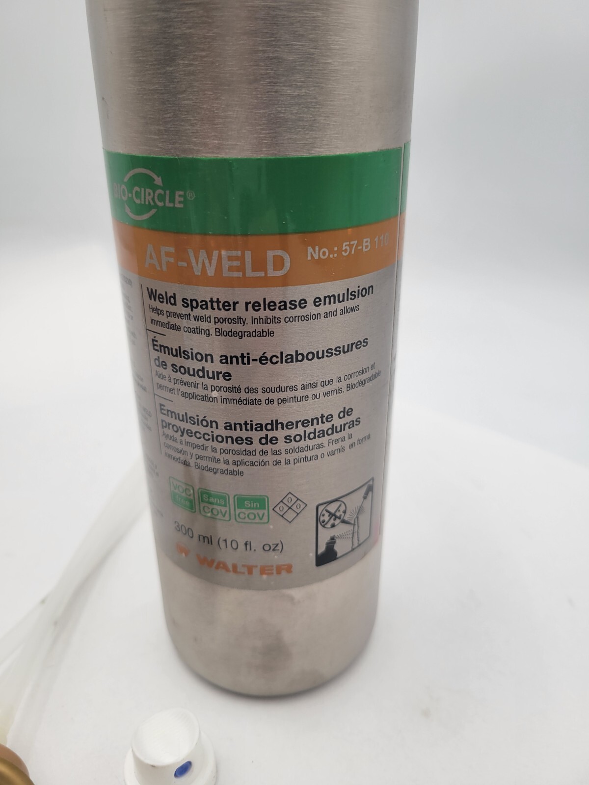 Walter Air Force 57-B 110 Refillable Sprayer Weld-Spatter Release Emulsion 300ml