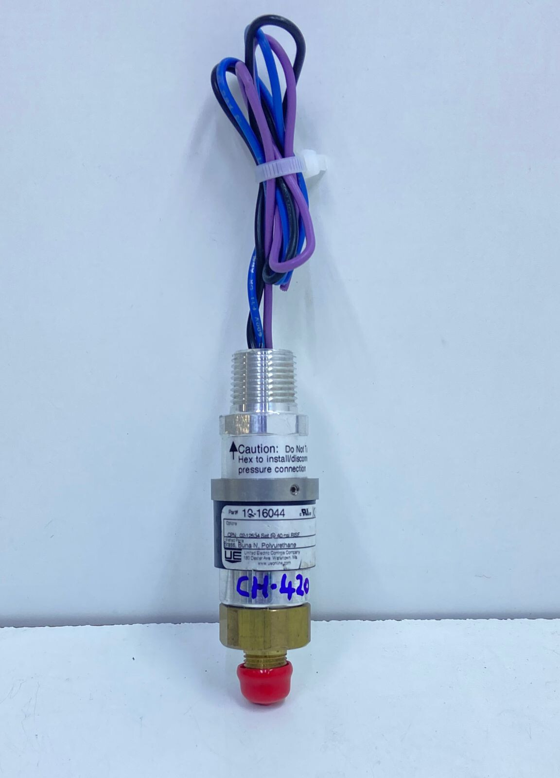 Fike United Electric Controls 10-16044 Discharge Pressure Switch 10-15 , CH#420