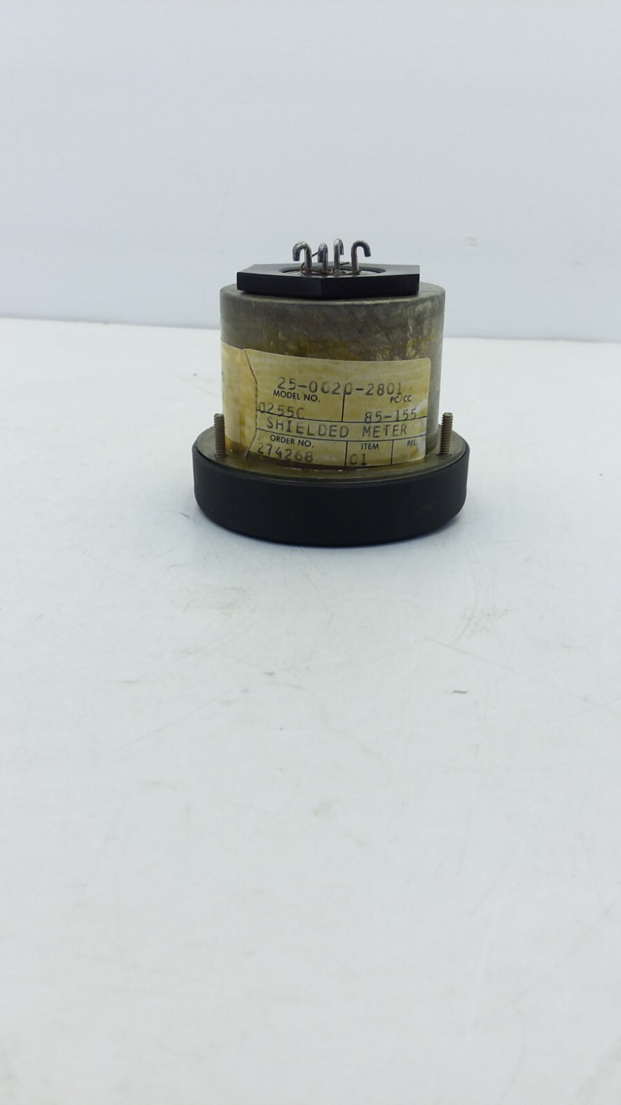 McGRAW-EDISON 25-0020-2801 SHIELDED PANEL METER 0-8%TCG