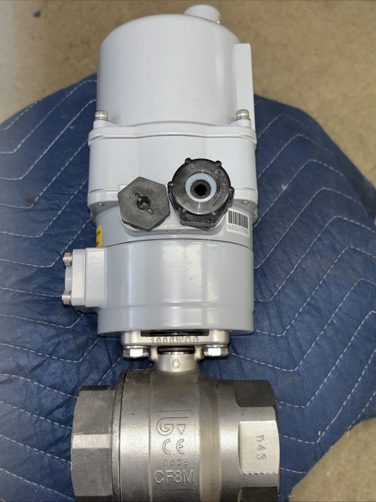 Sunyeh OM-AM Electric Actuator,50Nm, 10W 24VDC/AC Quarter-Turn IP67Modulating 2″