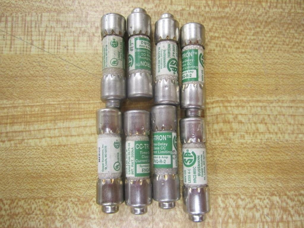 Bussmann FNQ-R-2 CC-Tron Fuse FNQR2 (Pack of 8)