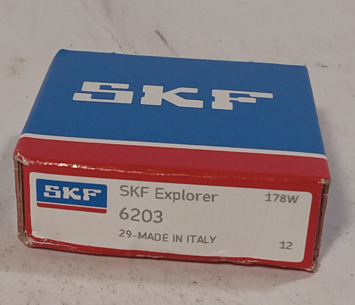 1 NEW SKF 6203 RADIAL DEEP GROOVE BALL BEARING NIB ***MAKE OFFER***