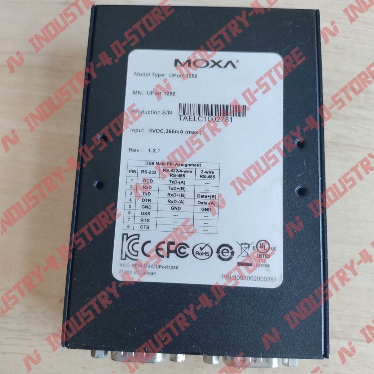 MOXA UPort 1250 Interface Converter#1pcs new in box