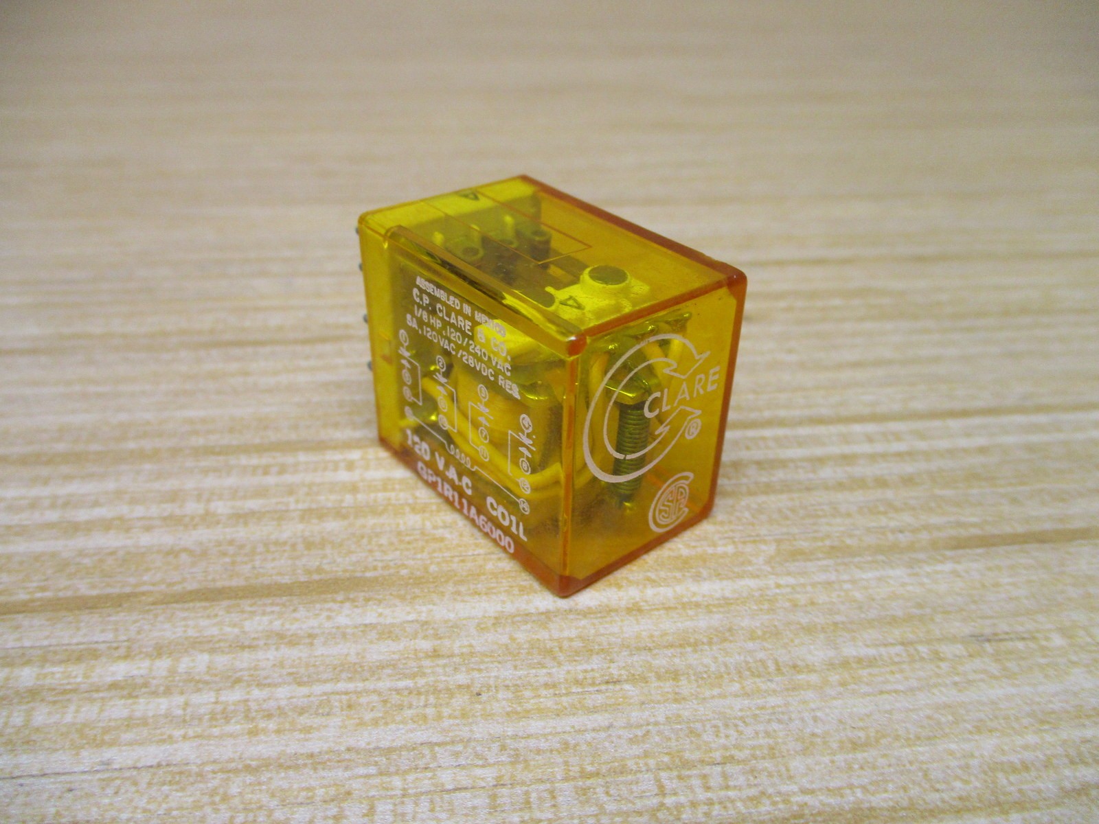C.P. Clare GP1R11A6000 Relay GP1R11A6000-120VAC (Pack of 3)